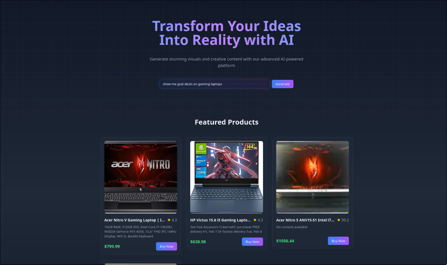 Searchify - AI Powered Shopping Assistant